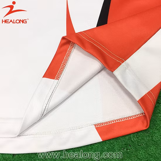 Camisa de rugby de sublimação uniforme Healong Afl Camisa de rugby durável